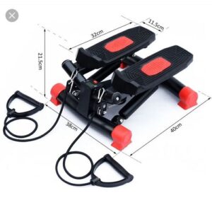 MINI STEPPER WITH RESISTANCE BANDS AND LCD MONITOR